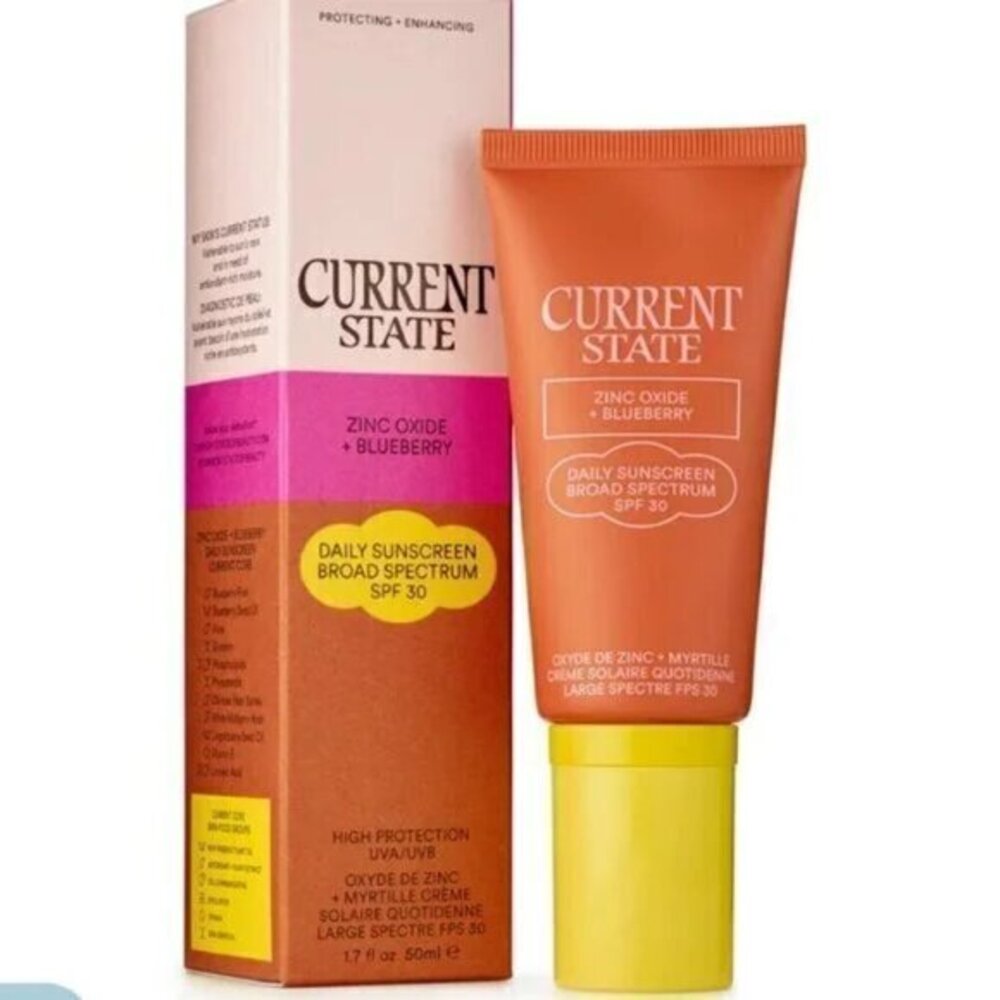 Current State of Skin ZINC OXIDE+BLUEBERRY DAILY SUNSCREEN BROAD SPECTRUM SPF 30